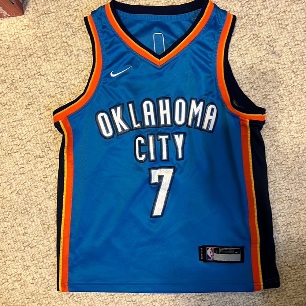 Pre-owned Nike Carmelo Anthony Oklahoma City Youth Jersey